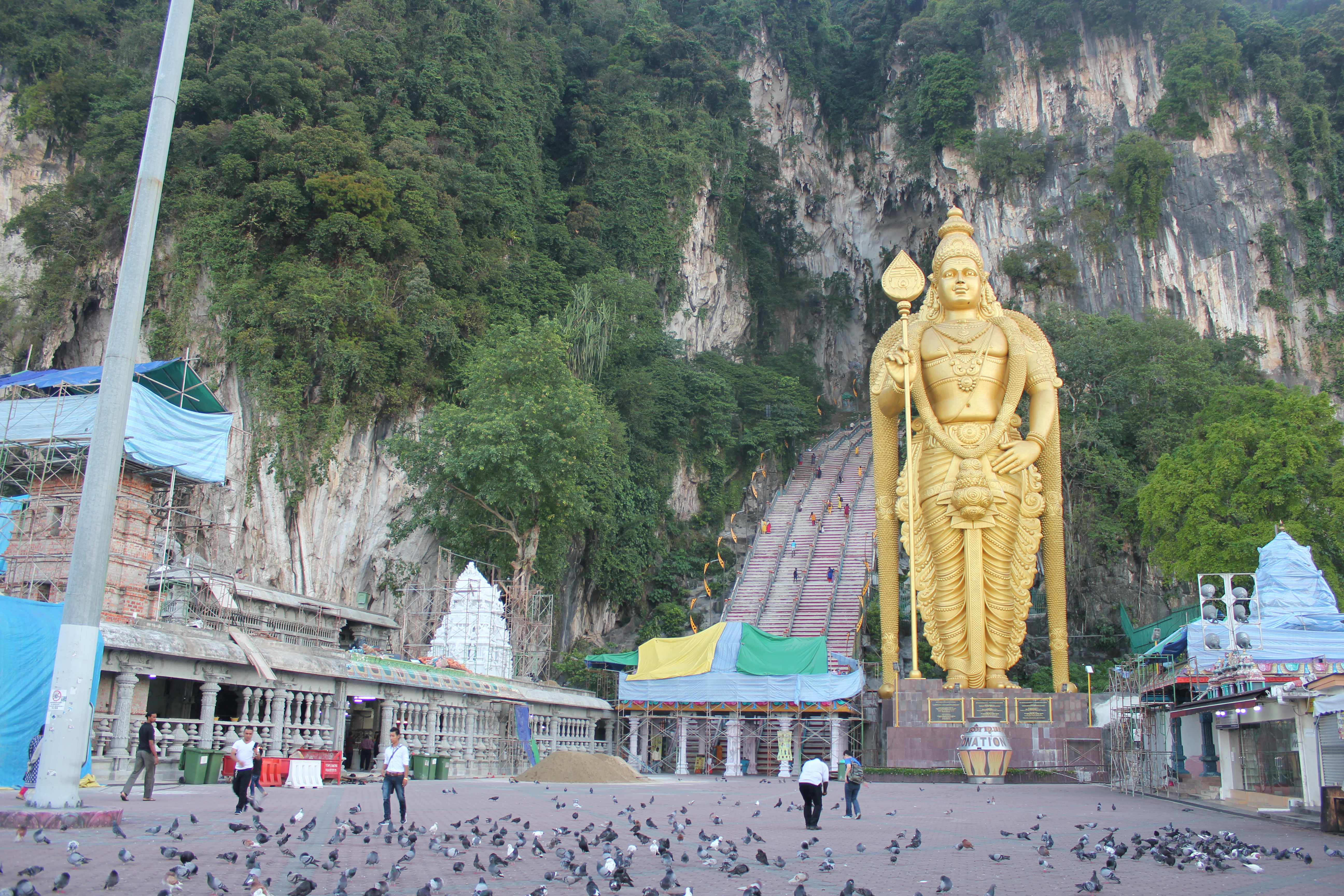 Batu Caves early in the morning.