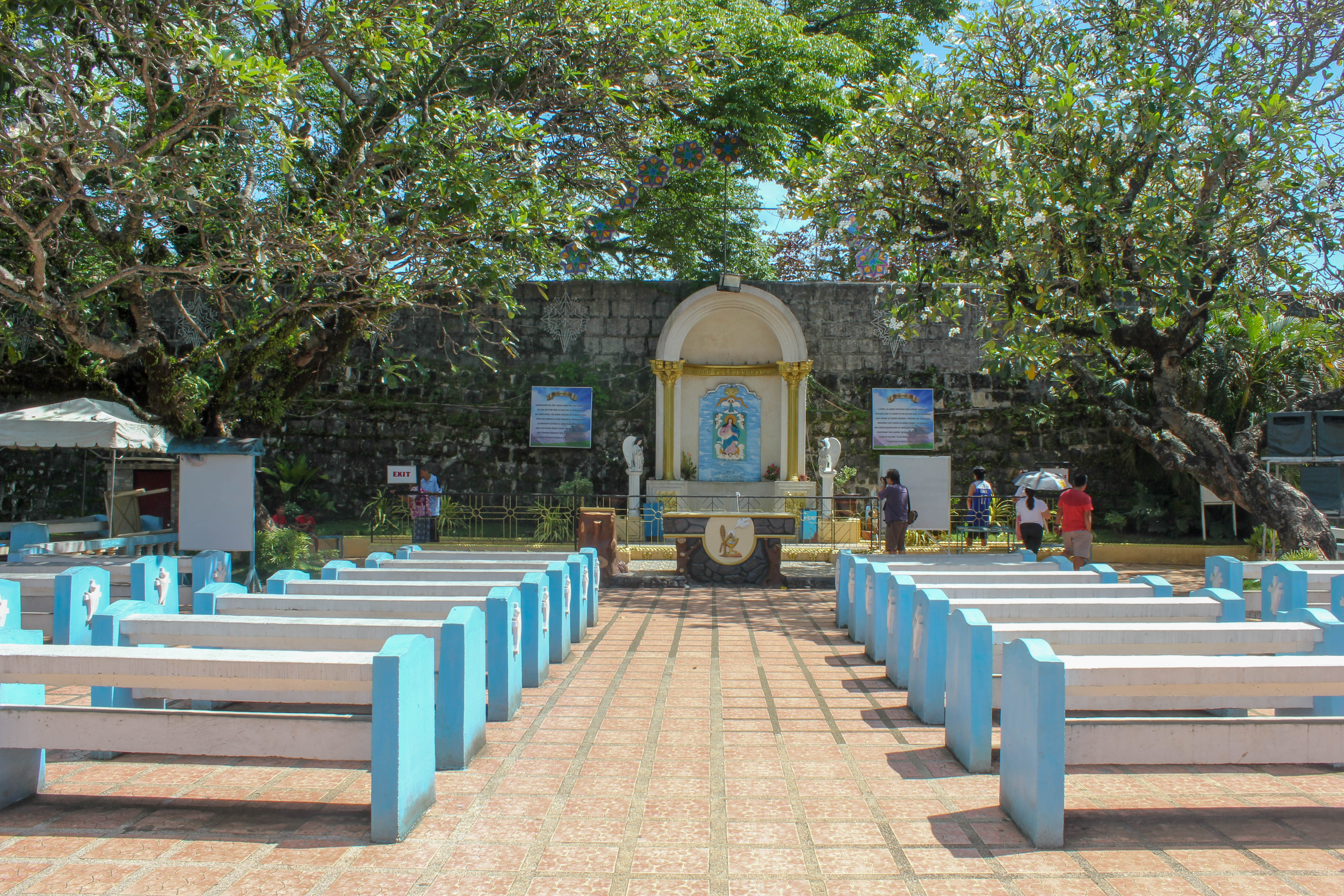 The engraved image of the Our Lady of Triumph of the Cross at the Cotta Shrine is visited by devotees from all over the country specially on its feast day, July 16.
