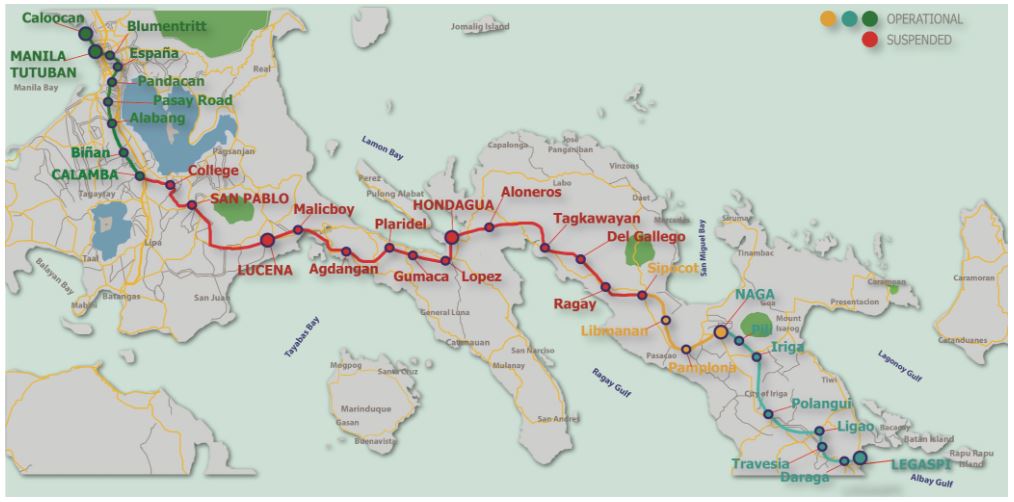 PNR Route Map